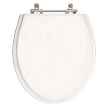 Assento Sanitário Em Mdf Ritz Branco Para Bacia Deca