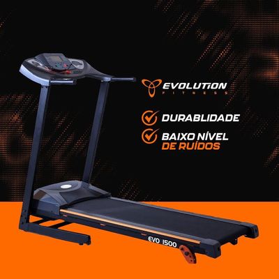 Esteira Elétrica Evolution Fitness EVO 1500 - 220V