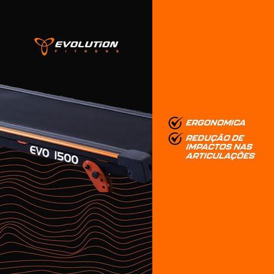 Esteira Elétrica Evolution Fitness EVO 1500 - 220V