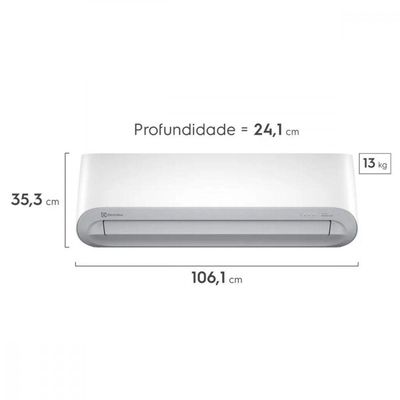 Ar-condicionado Electrolux Inverter 18.000 Btus Frio Color Adapt Branco - 220V