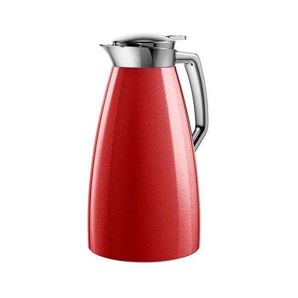 Garrafa térmica Emsa Plaza Quick Press 1 litro vermelho