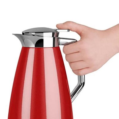Garrafa térmica Emsa Plaza Quick Press 1 litro vermelho