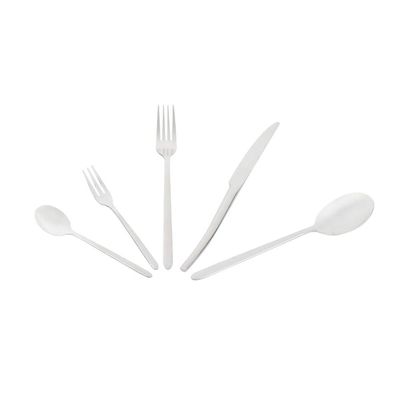 Faqueiro em aço inox Kenya 30 Peças prata