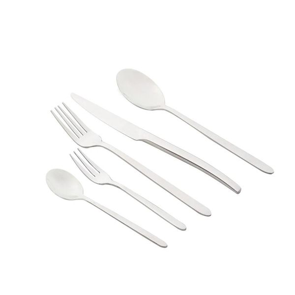 Faqueiro em aço inox Kenya 30 Peças prata
