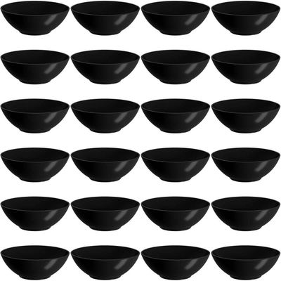 Kit 24 Bowls Plástico Cumbuca 500ml Prato Cereal Petisco Buffet Restaurante Cozy Coza