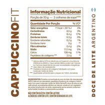 Cappuccino Fit Com Verisol 200g Sabor Doce De Leite Argentino
