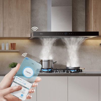 Coifa de Parede Midea Smart Pro Touch 60cm 220V MH60M77ET22MW2