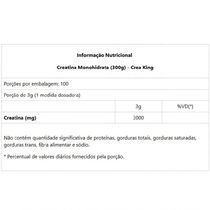 Creatina Monohidratada (300g) - Padrão: único
