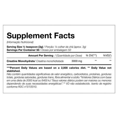 Creatine (300g) - Padrão: único