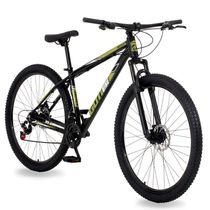 Bicicleta Aro 29 Alumínio 24v Rocker Freio A Disco Susp Gott 15.5 Preto Dourado