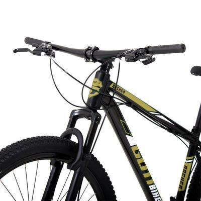 Bicicleta Aro 29 Alumínio 24v Rocker Freio A Disco Susp Gott 15.5 Preto Dourado