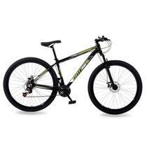 Bicicleta Aro 29 Alumínio 24v Rocker Freio A Disco Susp Gott 15.5 Preto Dourado