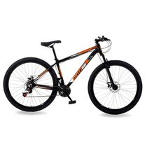 Bicicleta Aro 29 Alumínio 24v Rocker Freio A Disco Susp Gott 17 Preto Laranja