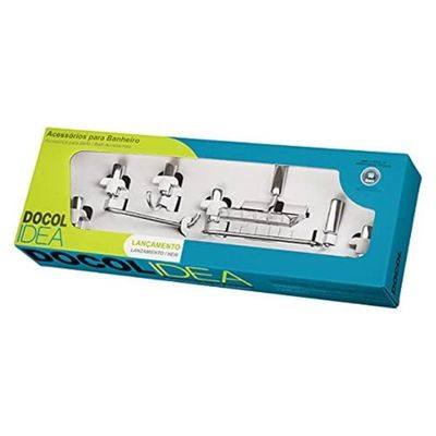 Kit De Acessórios Para Banheiro Idea 05 Peças - Docol