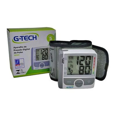 Aparelho medidor de pressão arterial digital de pulso G-Tech GP300