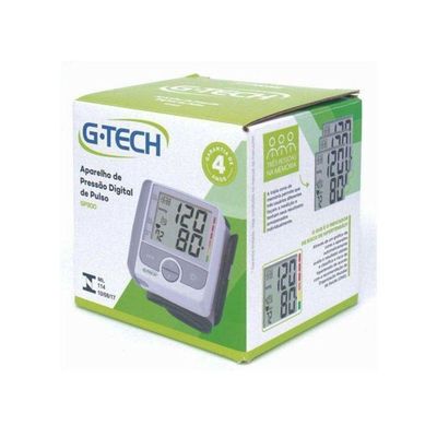 Aparelho medidor de pressão arterial digital de pulso G-Tech GP300