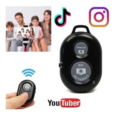 Controle Disparador Bluetooth Celular Selfie Foto Universal