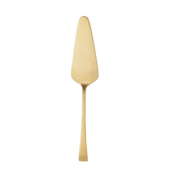 Espátula para bolo em aço inox Wolff Berna 2x4,5x23cm dourado fosco