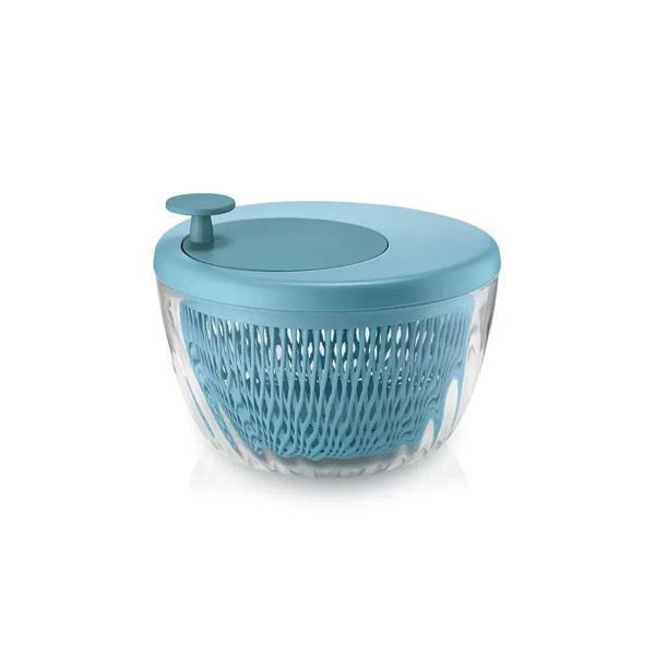 Centrífuga para salada Guzzini Spin&Store 4 litros azul fosco