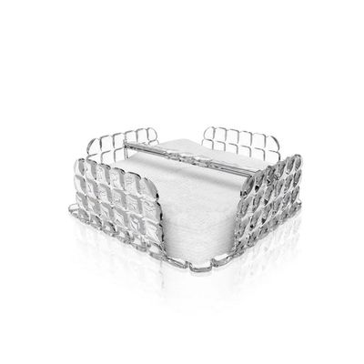 Porta-guardanapo em plástico SMMA quadrado Guzzini Tiffany 20x20x7,3cm