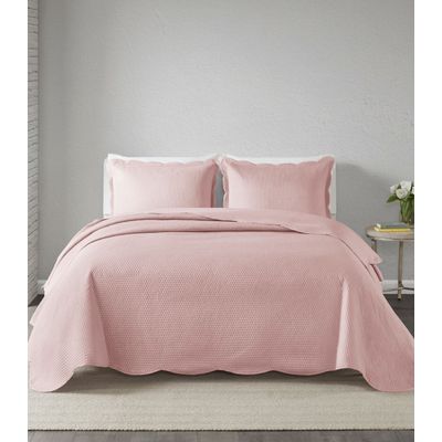 Jogo De Colcha Milao Casal Corttex Rosa UN / Rosa