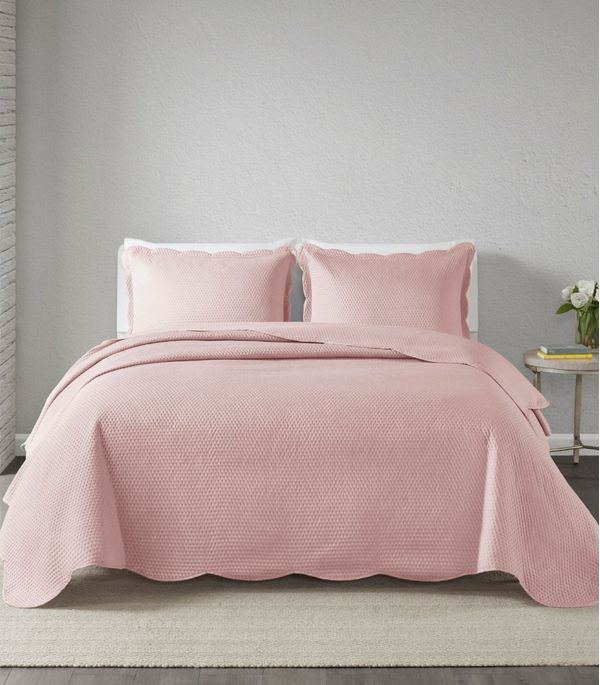 Jogo De Colcha Milao Casal Corttex Rosa UN / Rosa