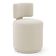 Kit 02 Puffs Decorativos Orgânicos Living Melis Minimalista Bouclê Bege - Desk Design
