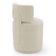 Kit 02 Puffs Decorativos Orgânicos Living Melis Minimalista Bouclê Bege - Desk Design