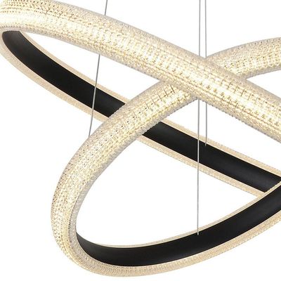 Lustre Pendente Skylight Apogeu 4010 Led Bivolt Preto