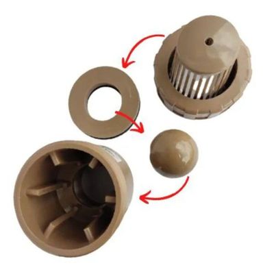 Válvula De Retenção Pvc Roscavel 1.1/2 Polegada- Viqua