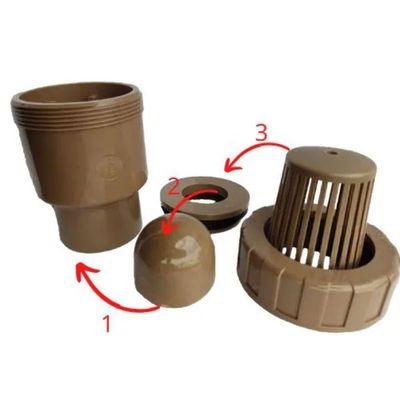 Válvula De Retenção Pvc Roscavel 1.1/2 Polegada- Viqua