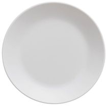 Kit 12 Pratos Plásticos Servir 25cm Branco Coza Cozy Eventos