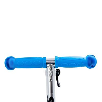Patinete Regulável Infantil 3 Rodinhas Com Led Para Crianças Até 40kg Azul