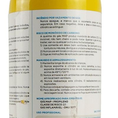 Gás Mapp Para Maçarico 400g 12 Unidades