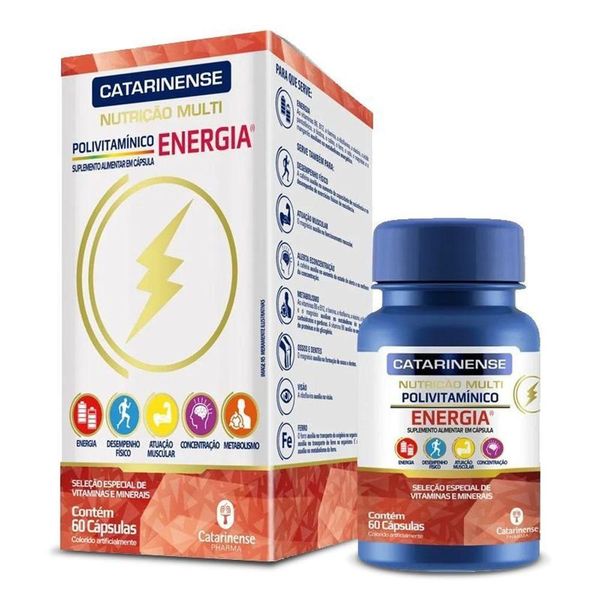 Kit 2 Polivitamínico Energia Catarinense 60 Capsulas
