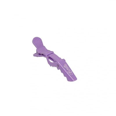 Clips Crocodilo Roxo Antiderrapante Bonitta Ref 223bt