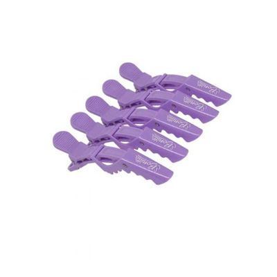 Clips Crocodilo Roxo Antiderrapante Bonitta Ref 223bt