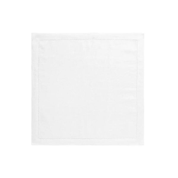 Guardanapo de linho Copa&Cia 50x50cm branco