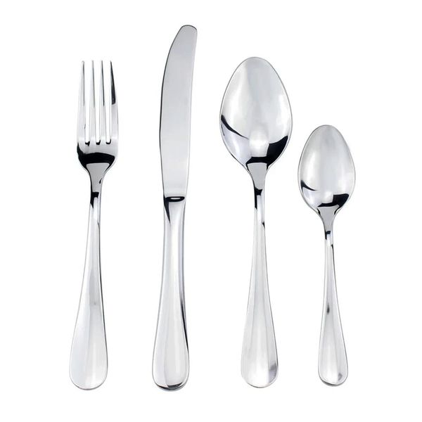 Faqueiro em aço inox Fracalanza Liso 3mm 24 peças - 28271
