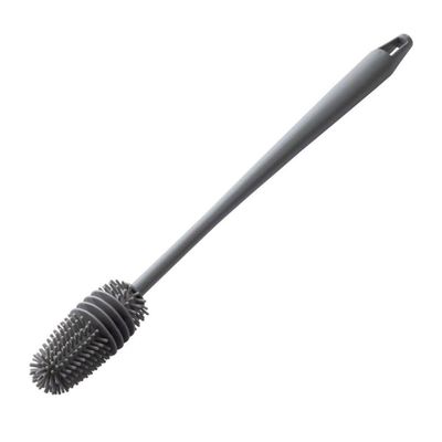 Escova De Silicone Cabo Longo Para Lavar Garrafas Jarras Mamadeiras Copos Taças Limpeza Profunda