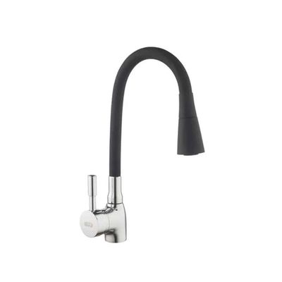 Torneira Monocomando Bancada Bica Silicone Preta - Eco
