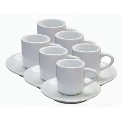 Xícara De Café Porcelana Explosão Com Pires