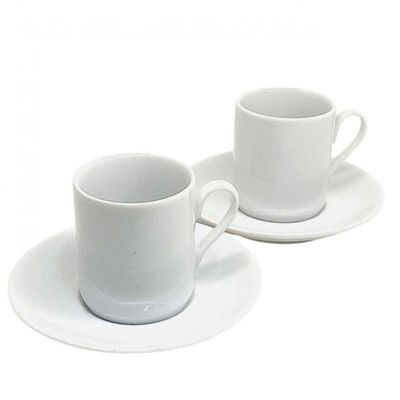 Xícara De Café Porcelana Explosão Com Pires