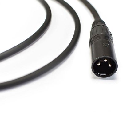 Cabo Para Microfone Ninja Lw 0,20 Mm Conector Xlr Macho/...