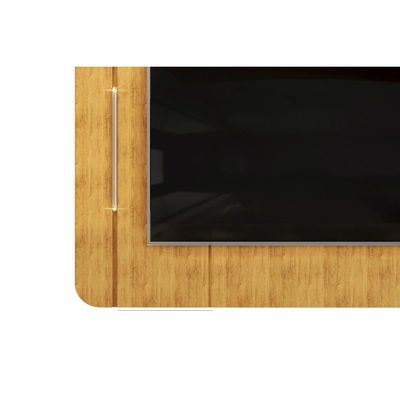 Painel Quarto p/ TV até 65 Pol Adele 180x132cm Off White - DJ Móveis