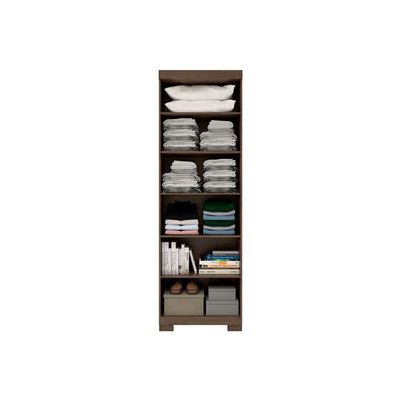 Armário Sapateira Quarto Iris c/ 2 Portas c/ Chave Cinamomo/Off White - ACP