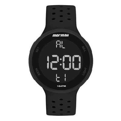 Relógio Mormaii Digi Unissex Preto Mo7700aa-8p Mo7700aa-8p