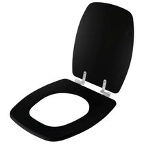 Assento Sanitário Soft Close Primula Plus Preto Para Vaso Fiori