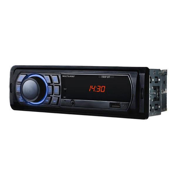 Som Automotivo Multilaser MP3 Player - Rádio FM Bluetooth USB Auxiliar Trip BT P3344