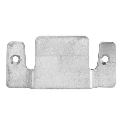 01 Par Conector De Encaixe Para Móveis Compátivel Sofá Cabeceira Painel Galvanizado - Desk Design